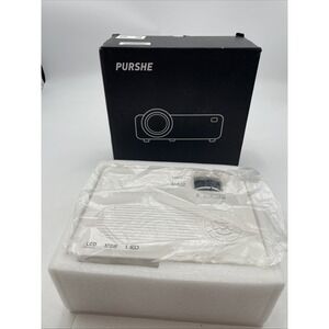 Purshe White Bluetooth / USB Projector OPEN BOX